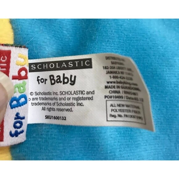 Scholastic blue dog I love you baby plush security lovey Teether - Picture 8 of 8